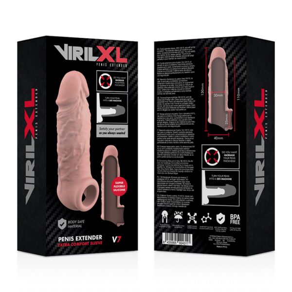 EXTENDEUR DE PENIS EN SILICONE V7 - VIRILXL Sextoys pour couple 55 € sur AnVy.fr, le loveshop engagé