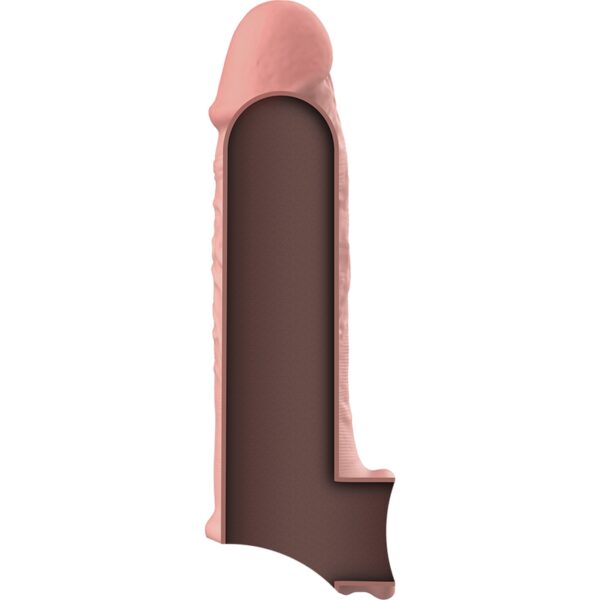 ALLONGEUR DE PENIS EN SILICONE NATUREL - VIRILXL Extension pour pénis 55 € sur AnVy.fr, le loveshop engagé