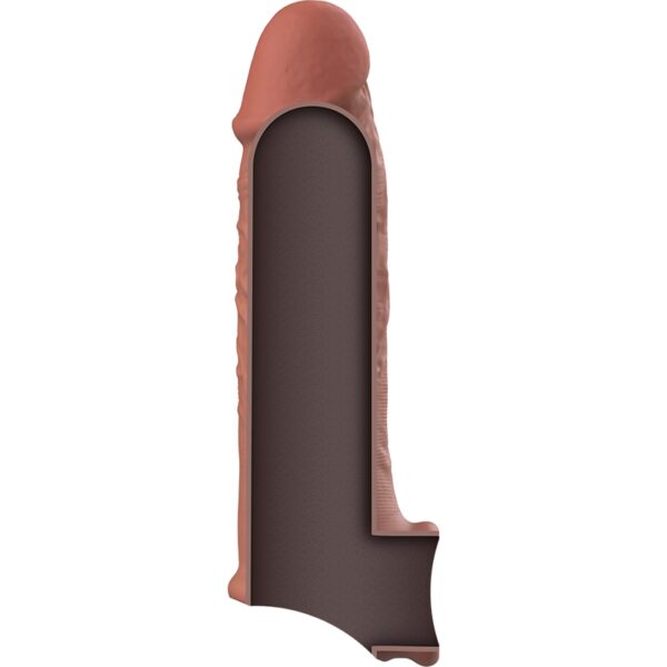 ALLONGEUR DE PENIS EN SILICONE MARRON 13,5CM Extension pour pénis 45 € sur AnVy.fr, le loveshop engagé