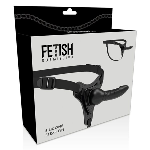 GODE CEINTURE RÉALISTE NOIR 16CM - FETISH SUBMISSIVE Godes ceintures 40 € sur AnVy.fr, le loveshop engagé