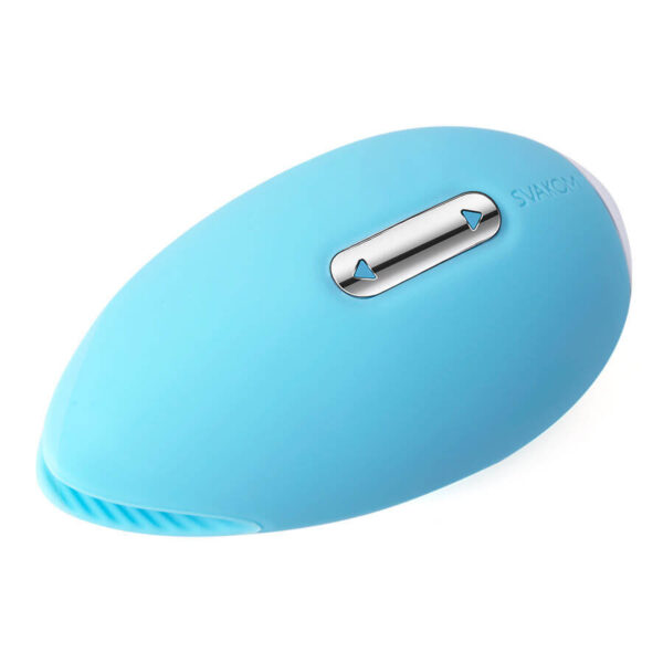 GALET VIBRANT BLEU EN SILICONE RECHARGEABLE Galets vibrants coquins 70 € sur AnVy.fr, le loveshop engagé