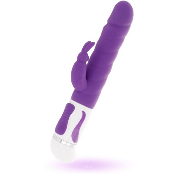 VIBRO RABBIT À PILE PUISSANT EN SILICONE VIOLET Vibro rabbit à pile(s) 55 € sur AnVy.fr, le loveshop engagé