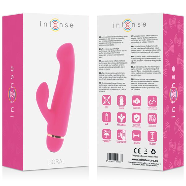 SEXTOY RABBIT À 20 VITESSES ET À PILE ROSE - INTENSE Vibro rabbit à pile(s) 37 € sur AnVy.fr, le loveshop engagé