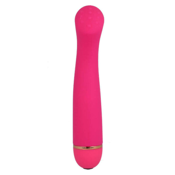 VIBRO POINT G À PILE EN SILICONE ROSE - INTENSE Vibrateur point-G 35 € sur AnVy.fr, le loveshop engagé