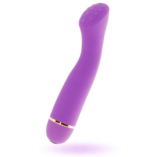 VIBROMASSEUR POINT G À PILE EN SILICONE VIOLET Vibrateur point-G 35 € sur AnVy.fr, le loveshop engagé