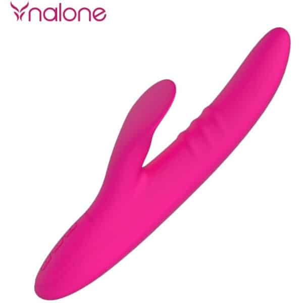 VIBRO RABBIT LANGUE EN SILICONE ROSE - NALONE Sextoys rabbit rechargeables 40 € sur AnVy.fr, le loveshop engagé