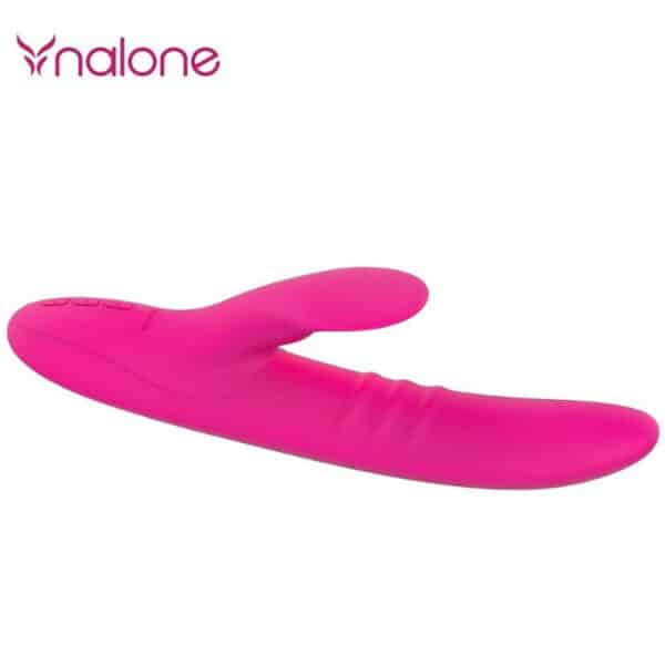 VIBRO RABBIT LANGUE EN SILICONE ROSE - NALONE Sextoys rabbit rechargeables 40 € sur AnVy.fr, le loveshop engagé