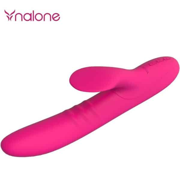 VIBRO RABBIT LANGUE EN SILICONE ROSE - NALONE Sextoys rabbit rechargeables 40 € sur AnVy.fr, le loveshop engagé