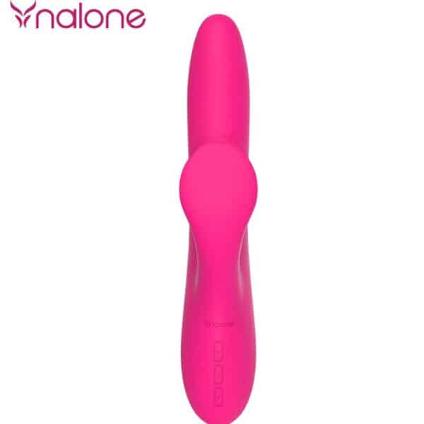 VIBRO RABBIT LANGUE EN SILICONE ROSE - NALONE Sextoys rabbit rechargeables 40 € sur AnVy.fr, le loveshop engagé