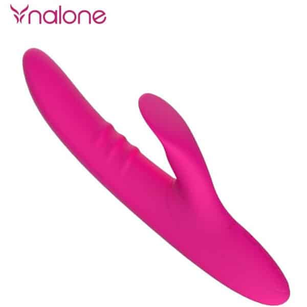 VIBRO RABBIT LANGUE EN SILICONE ROSE - NALONE Sextoys rabbit rechargeables 40 € sur AnVy.fr, le loveshop engagé