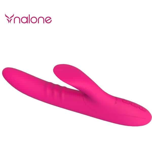 VIBRO RABBIT LANGUE EN SILICONE ROSE - NALONE Sextoys rabbit rechargeables 40 € sur AnVy.fr, le loveshop engagé