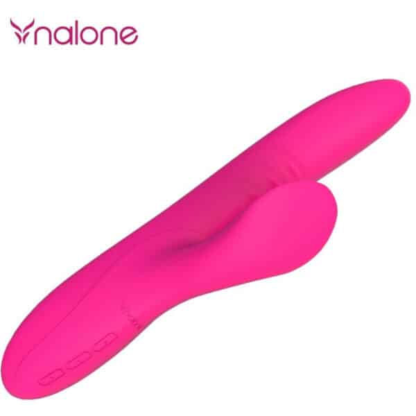 VIBRO RABBIT LANGUE EN SILICONE ROSE - NALONE Sextoys rabbit rechargeables 40 € sur AnVy.fr, le loveshop engagé