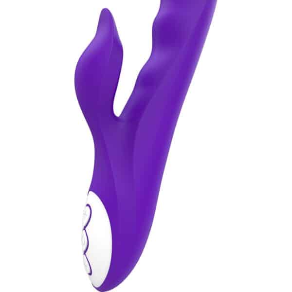 SEXTOY RABBIT VIOLET ÉTANCHE EN SILICONE - GALATEA Sextoys rabbit rechargeables 55 € sur AnVy.fr, le loveshop engagé