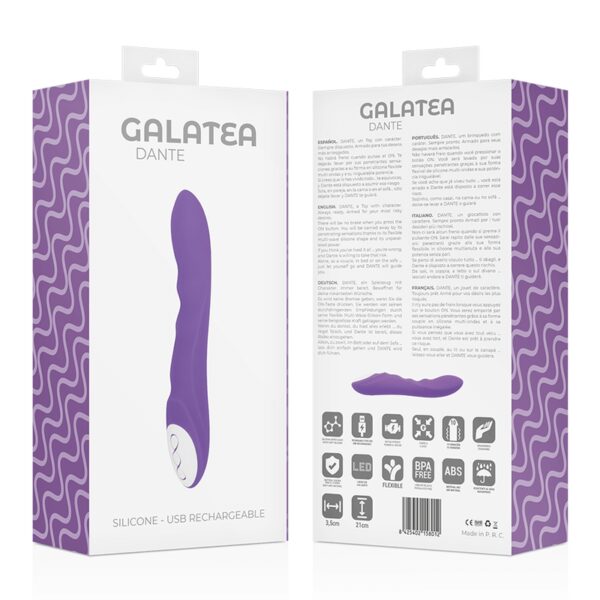 VIBROMASSEUR VIOLET RECHARGEABLE - GALATEA Vibromasseurs 55 € sur AnVy.fr, le loveshop engagé