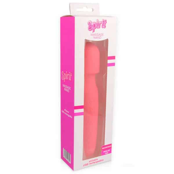 MINI SEXTOY WAND ROSE RECHARGEABLE ET ÉTANCHE Vibro wand 50 € sur AnVy.fr, le loveshop engagé