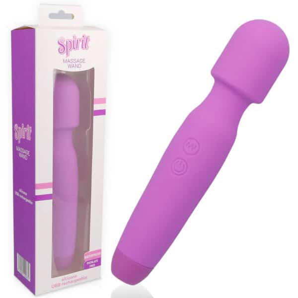 SEXTOY POUR MASSAGE CLITORIS VIOLET RECHARGEABLE Vibro wand 50 € sur AnVy.fr, le loveshop engagé