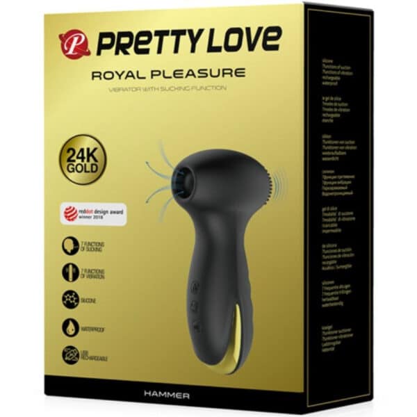 VIBROMASSEUR À SUCCION EN SILICONE NOIR Aspirateurs à clitoris 80 € sur AnVy.fr, le loveshop engagé