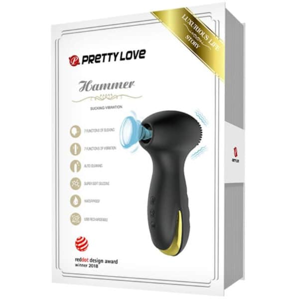 VIBROMASSEUR À SUCCION EN SILICONE NOIR Aspirateurs à clitoris 80 € sur AnVy.fr, le loveshop engagé