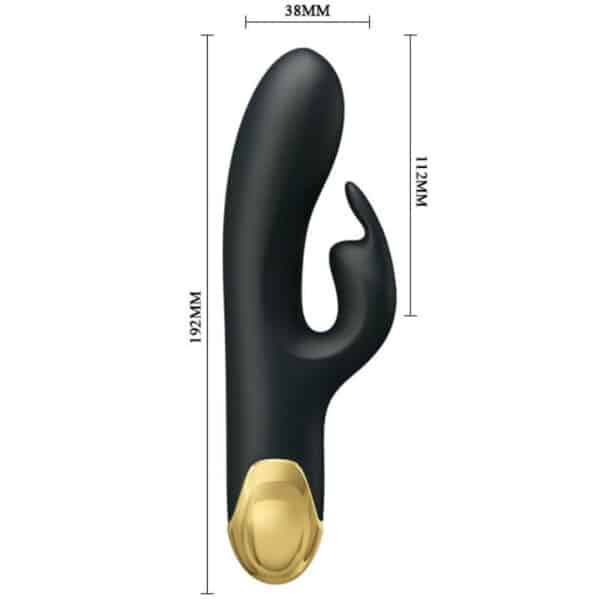 VIBRO DOUNLE PLAISIR RECHARGEABLE USB NOIR Sextoys rabbit rechargeables 80 € sur AnVy.fr, le loveshop engagé