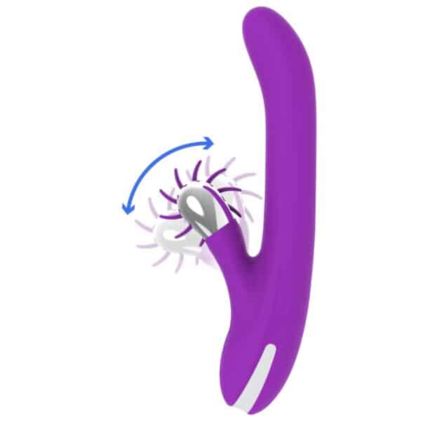 SEXTOY RABBIT ROTATIF ET RECHARGEABLE VIOLET Sextoys rabbit rotatifs 70 € sur AnVy.fr, le loveshop engagé