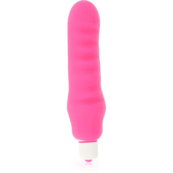 DILDO VIBRANT EN SILICONE ROSE À PILE - DOLCE VITA Vibromasseurs 30 € sur AnVy.fr, le loveshop engagé