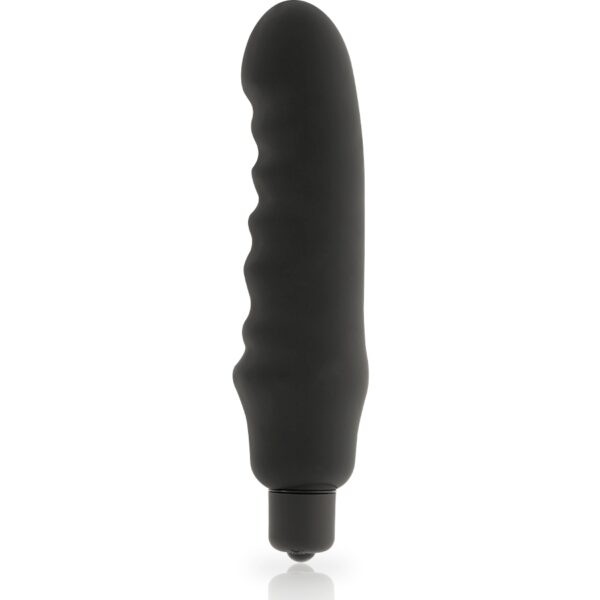 DILDO VIBRANT EN SILICONE À PILE NOIR - DOLCE VITA Vibromasseurs 30 € sur AnVy.fr, le loveshop engagé