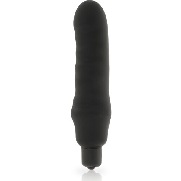 DILDO VIBRANT EN SILICONE À PILE NOIR - DOLCE VITA Vibromasseurs 30 € sur AnVy.fr, le loveshop engagé