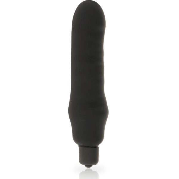 DILDO VIBRANT EN SILICONE À PILE NOIR - DOLCE VITA Vibromasseurs 30 € sur AnVy.fr, le loveshop engagé