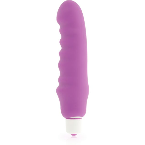 DILDO VIBRANT EN SILICONE À PILE VIOLET - DOLCE VITA Sextoys à pile(s) 22 € sur AnVy.fr, le loveshop engagé