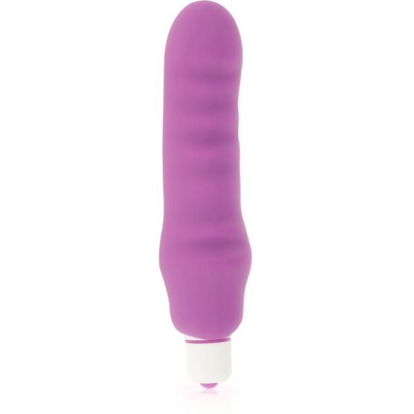 DILDO VIBRANT EN SILICONE À PILE VIOLET - DOLCE VITA Sextoys à pile(s) 22 € sur AnVy.fr, le loveshop engagé