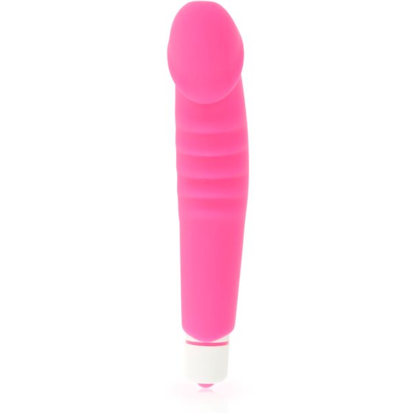 VIBRO RÉALISTE EN SILICONE ROSE À PILE - DOLCE VITA Vibromasseurs 22 € sur AnVy.fr, le loveshop engagé