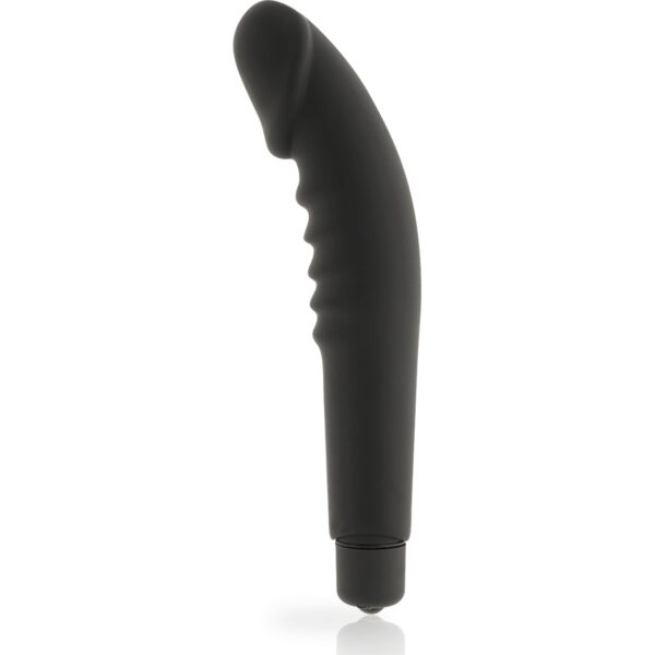 VIBRO RÉALISTE COURBÉ EN SILICONE NOIR Vibromasseurs 29 € sur AnVy.fr, le loveshop engagé