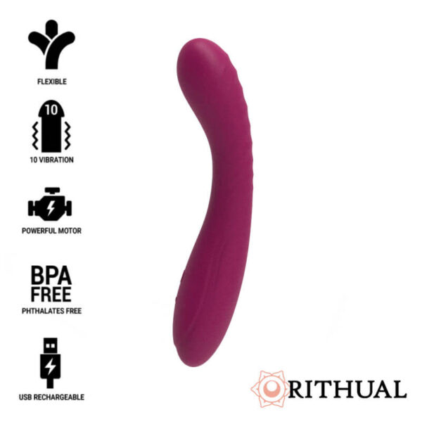 VIBROMASSEUR POINT-G ROSE PERFORMANT - RITHUAL Vibromasseurs 55 € sur AnVy.fr, le loveshop engagé