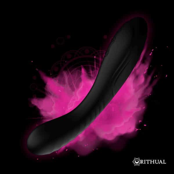 VIBROMASSEUR POINT G NOIR PERFORMANT - RITHUAL Vibromasseurs 49 € sur AnVy.fr, le loveshop engagé