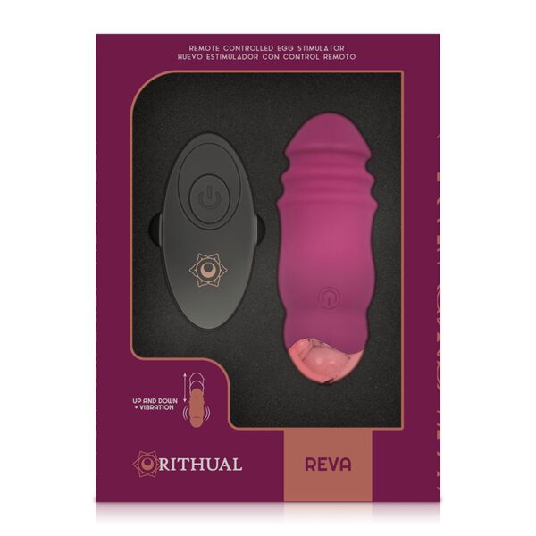 OEUF VIBRANT VA-ET-VIENT TÉLÉCOMMANDÉ - RITHUAL Oeufs vibrants 67 € sur AnVy.fr, le loveshop engagé