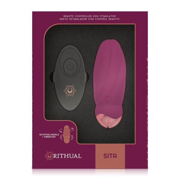 OEUF VIBRANT PERLÉ TÉLÉCOMMANDÉ - RITHUAL Oeufs vibrants 49 € sur AnVy.fr, le loveshop engagé