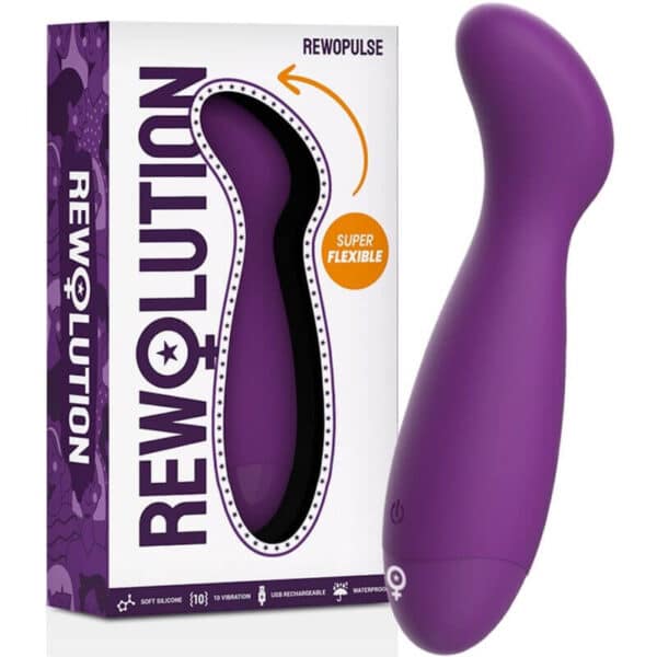 VIBROMASSEUR POINT G FLEXIBLE EN SILICONE Vibrateur point-G 50 € sur AnVy.fr, le loveshop engagé