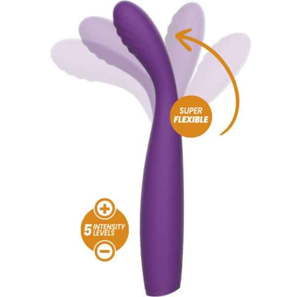 VIBROMASSEUR POINT G SUPER FLEXIBLE Vibrateur point-G 49 € sur AnVy.fr, le loveshop engagé