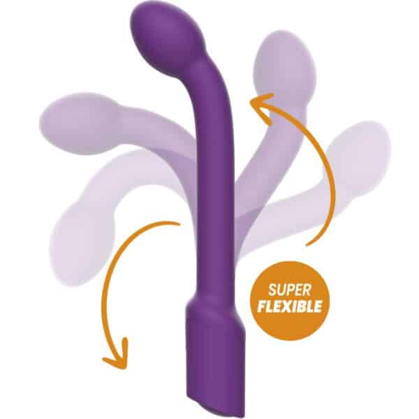 VIBROMASSEUR FLEXIBLE POINT G EN SILICONE - REWOLUTION Vibromasseurs 49 € sur AnVy.fr, le loveshop engagé