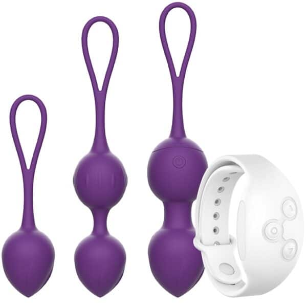 KIT BOULES DE GEISHA VIBRANTES TÉLÉCOMMANDÉES Kit de boules de Kegel 100 € sur AnVy.fr, le loveshop engagé