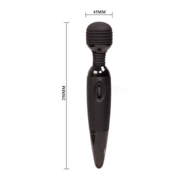 MASSEUR WAND VIBRANT EN SILICONE NOIR À PILE Sextoys Wand 27 € sur AnVy.fr, le loveshop engagé