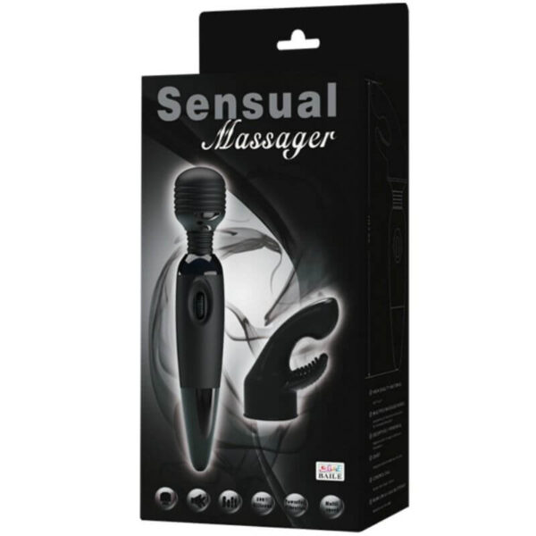 VIBROMASSEUR WAN TÊTES INTERCHANGEABLES À PILES Sextoys Wand 29 € sur AnVy.fr, le loveshop engagé