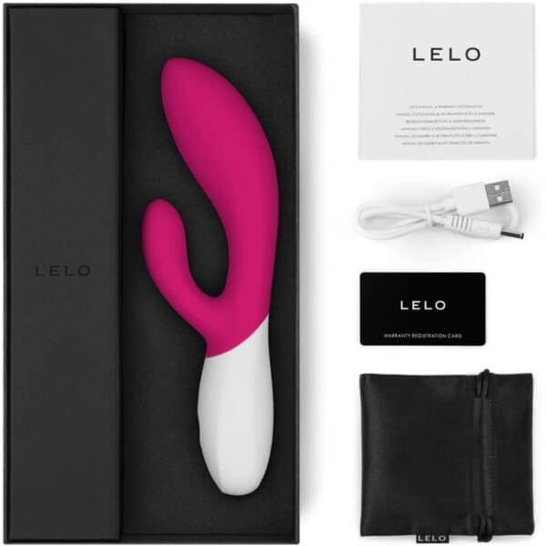 SEXTOY DE LUXE INA WAVE 2 CERISE - LELO Sextoys rabbit rechargeables 199 € sur AnVy.fr, le loveshop engagé