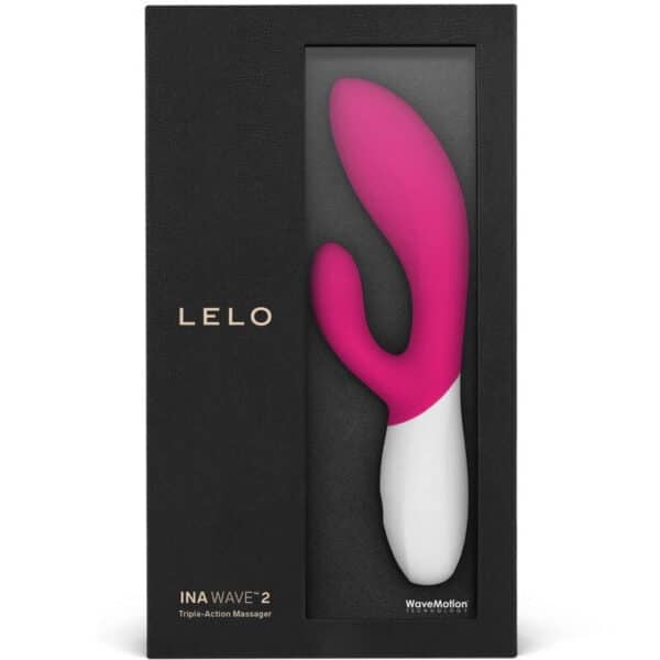 SEXTOY DE LUXE INA WAVE 2 CERISE - LELO Sextoys rabbit rechargeables 199 € sur AnVy.fr, le loveshop engagé