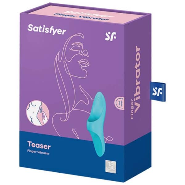 SEXTOY POUR DOIGT VIBRANT BLEU - SATISFYER Doigts vibrants 40 € sur AnVy.fr, le loveshop engagé