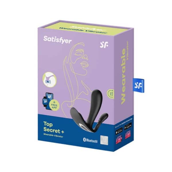 VIBROMASSEUR VAGINAL ET ANAL NOIR - SATISFYER Vibro point-G 70 € sur AnVy.fr, le loveshop engagé