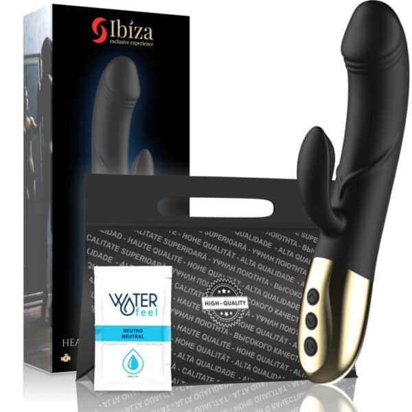 VIBROMASEUR RABBIT NOIR RECHARGEABLE Sextoys Rabbit 70 € sur AnVy.fr, le loveshop engagé