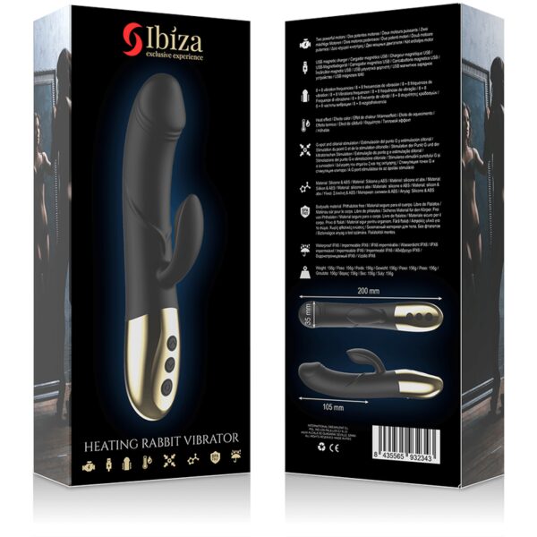 VIBROMASEUR RABBIT NOIR RECHARGEABLE Sextoys Rabbit 70 € sur AnVy.fr, le loveshop engagé