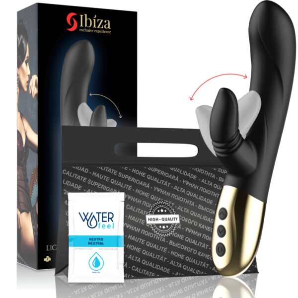 GODE RABBIT VIBRANT NOIR RECHARGEABLE Sextoys rabbit rechargeables 80 € sur AnVy.fr, le loveshop engagé