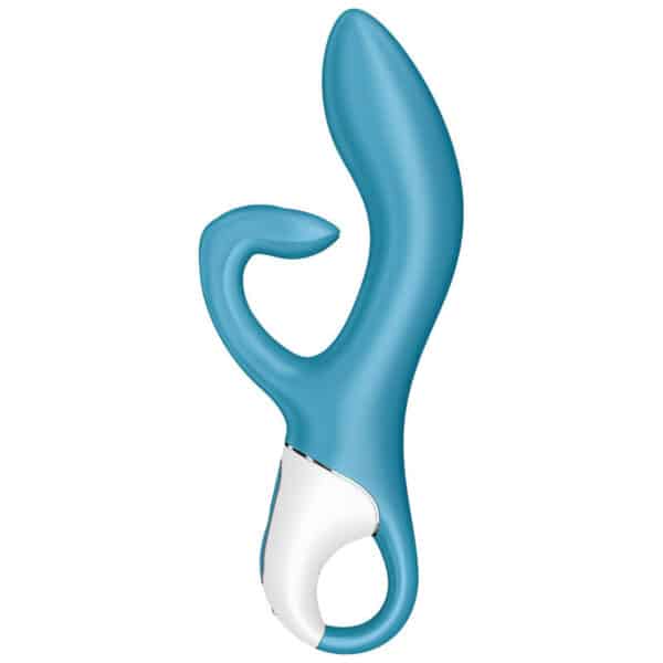 VIBRO POINT G ET CLITORIS TURQUOISE - SATISFYER Godes rabbit à poignée 70 € sur AnVy.fr, le loveshop engagé